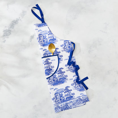 Pimpernal Blue Italian Cotton Apron