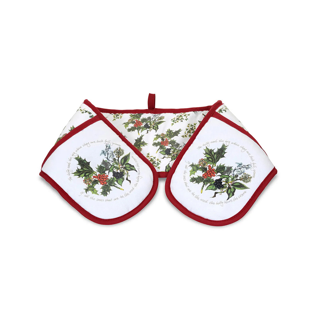 Pimpernel The Holly & the Ivy Double Oven Glove