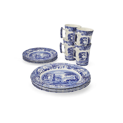 Spode Blue Italian 12 Piece Set