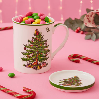 Spode Christmas Tree Mug & Coaster Set