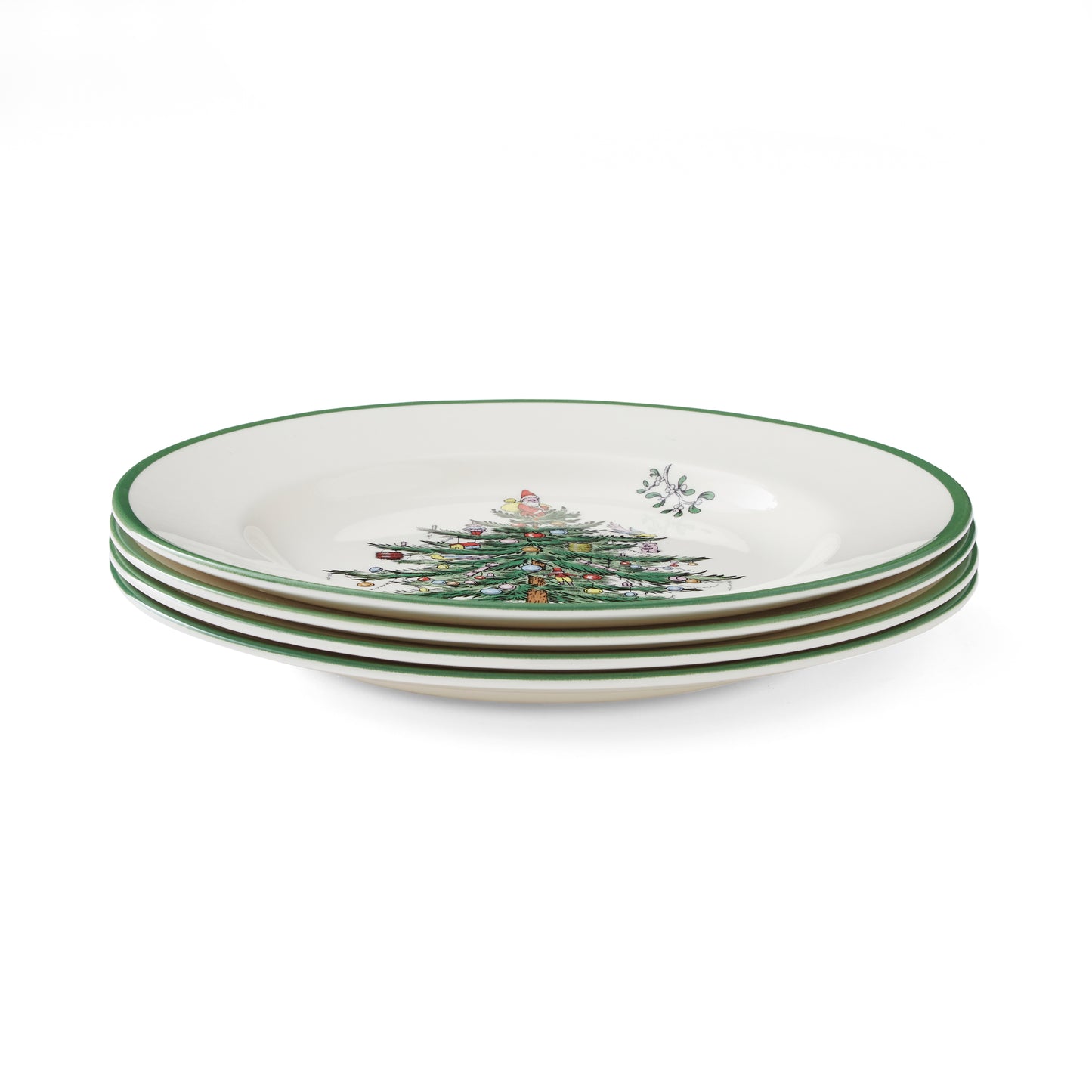 Spode Christmas Tree Plate 27cm Set of 4