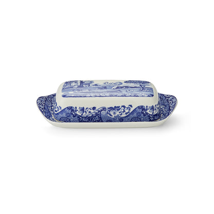 Spode Blue Italian Butter Dish