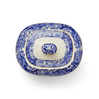 Spode Blue Italian Sugar Box