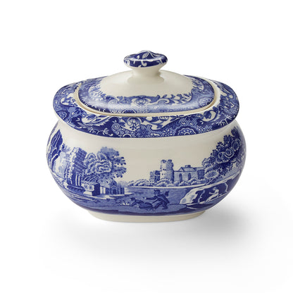 Spode Blue Italian Sugar Box