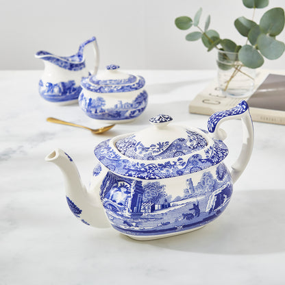 Spode Blue Italian Teapot