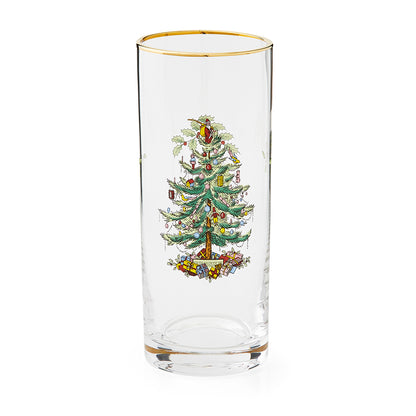 Spode Christmas Tree Highball Glass Set of 4