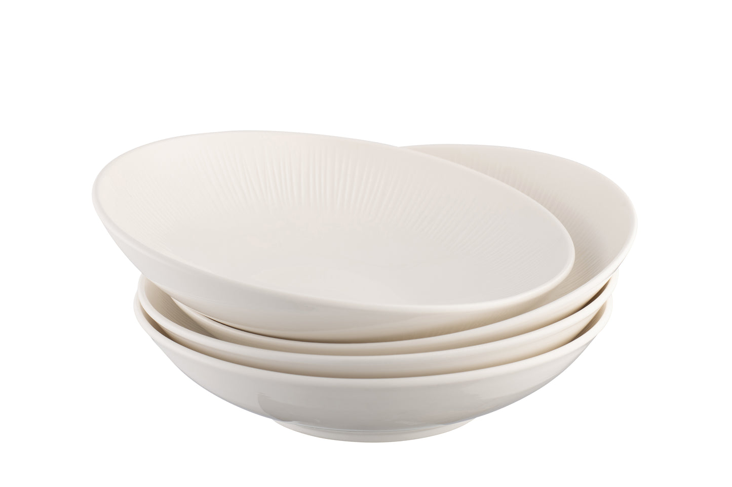 Belleek Erne Pasta Bowls Set of 4