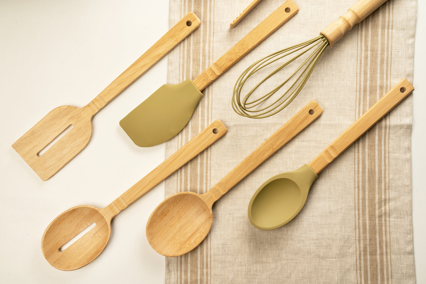 &Again Bamboo Slotted Spoon