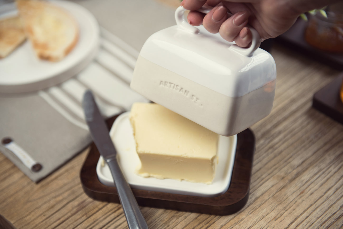 Artisan Street Butter Dish