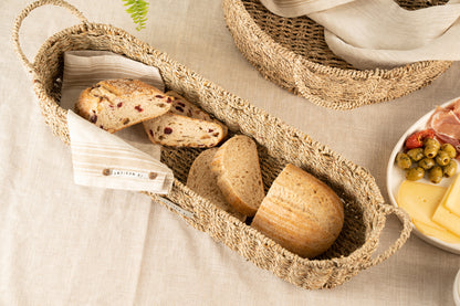 Artisan Street Long Seagrass Basket with Handles