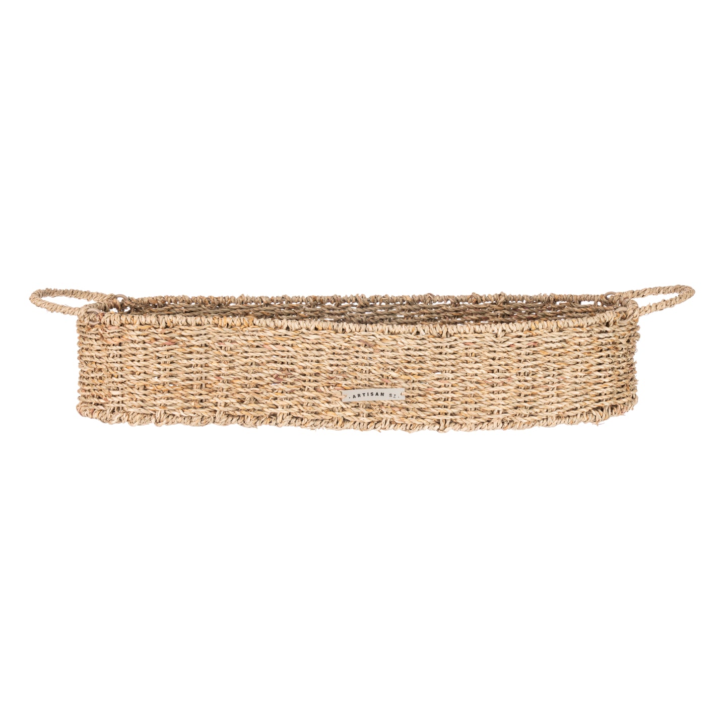 Artisan Street Long Seagrass Basket with Handles