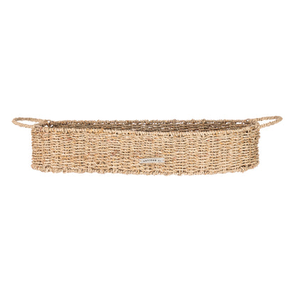 Artisan Street Long Seagrass Basket with Handles