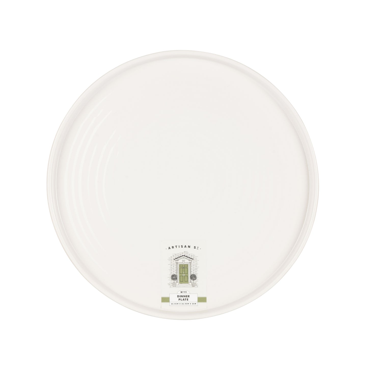 Artisan Street White Plate 26cm Set of 4