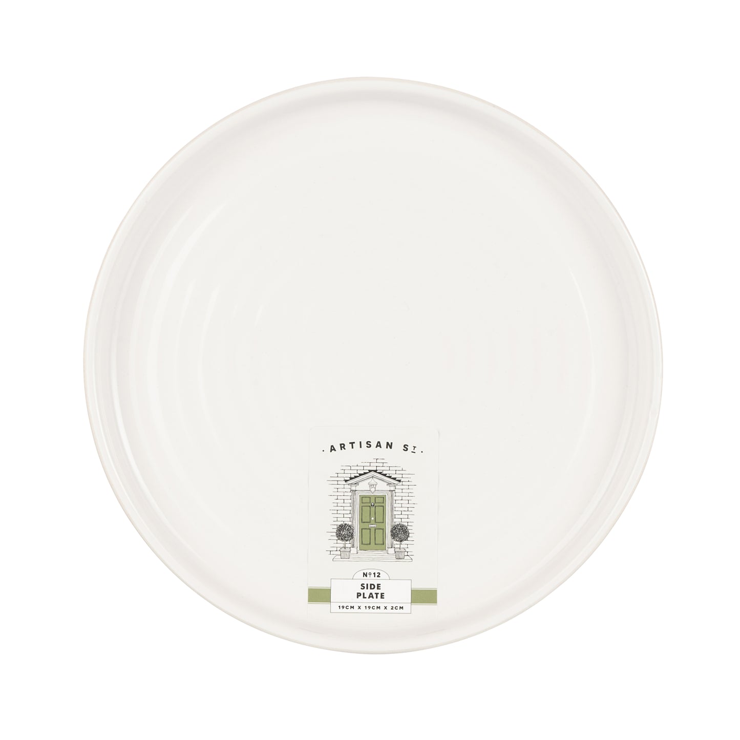 Artisan Street White Plate 19cm Set of 4