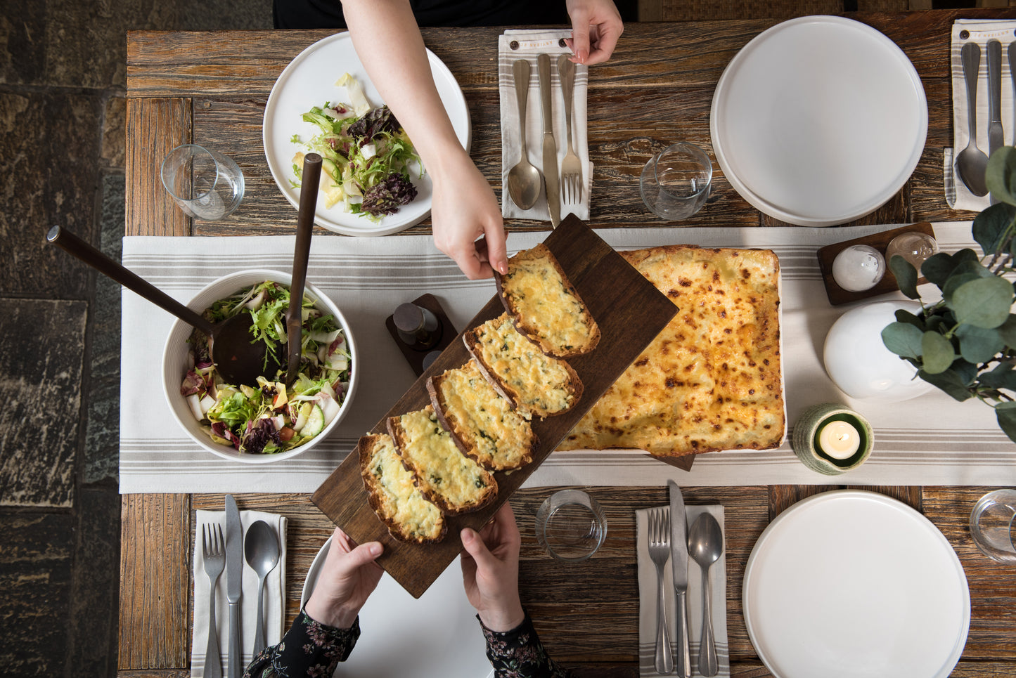 Artisan Street Salad Servers