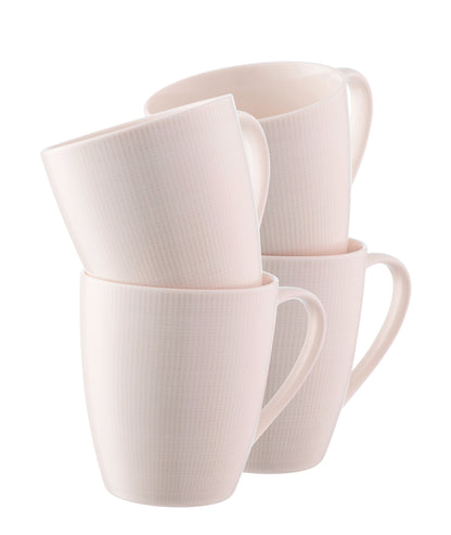 Aynsley Spots & Dots Warm Grey Mug Set of 4