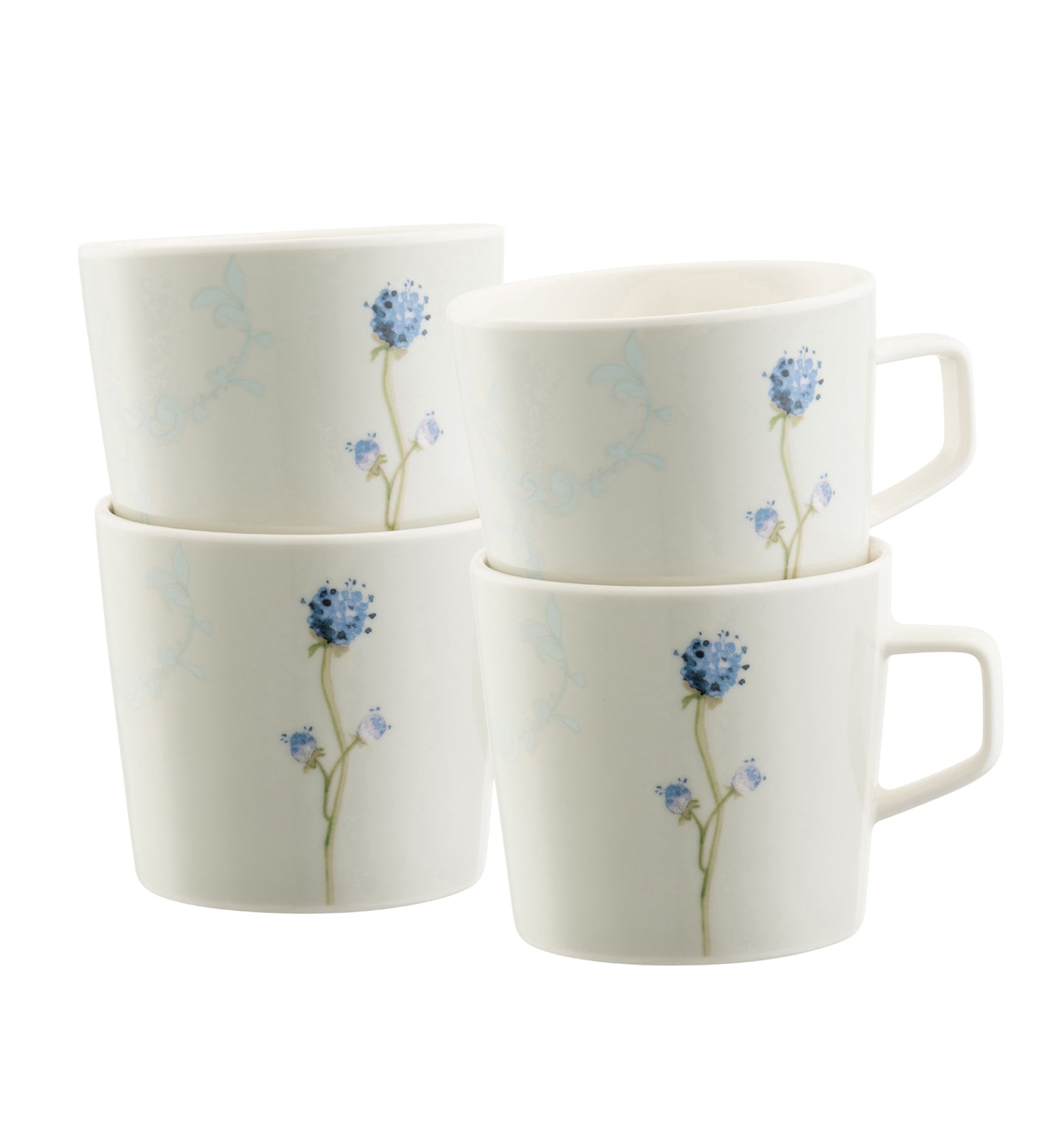 Aynsley Camille Pale Jade Mug Set of 4