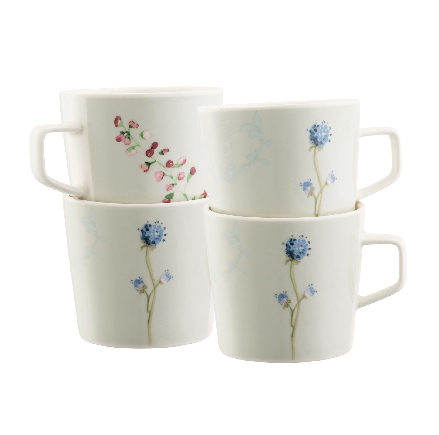 Aynsley Camille Pale Jade Mug Set of 4