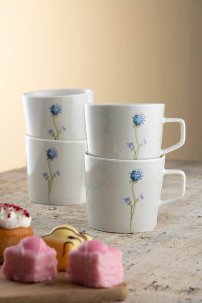 Aynsley Camille Pale Jade Mug Set of 4