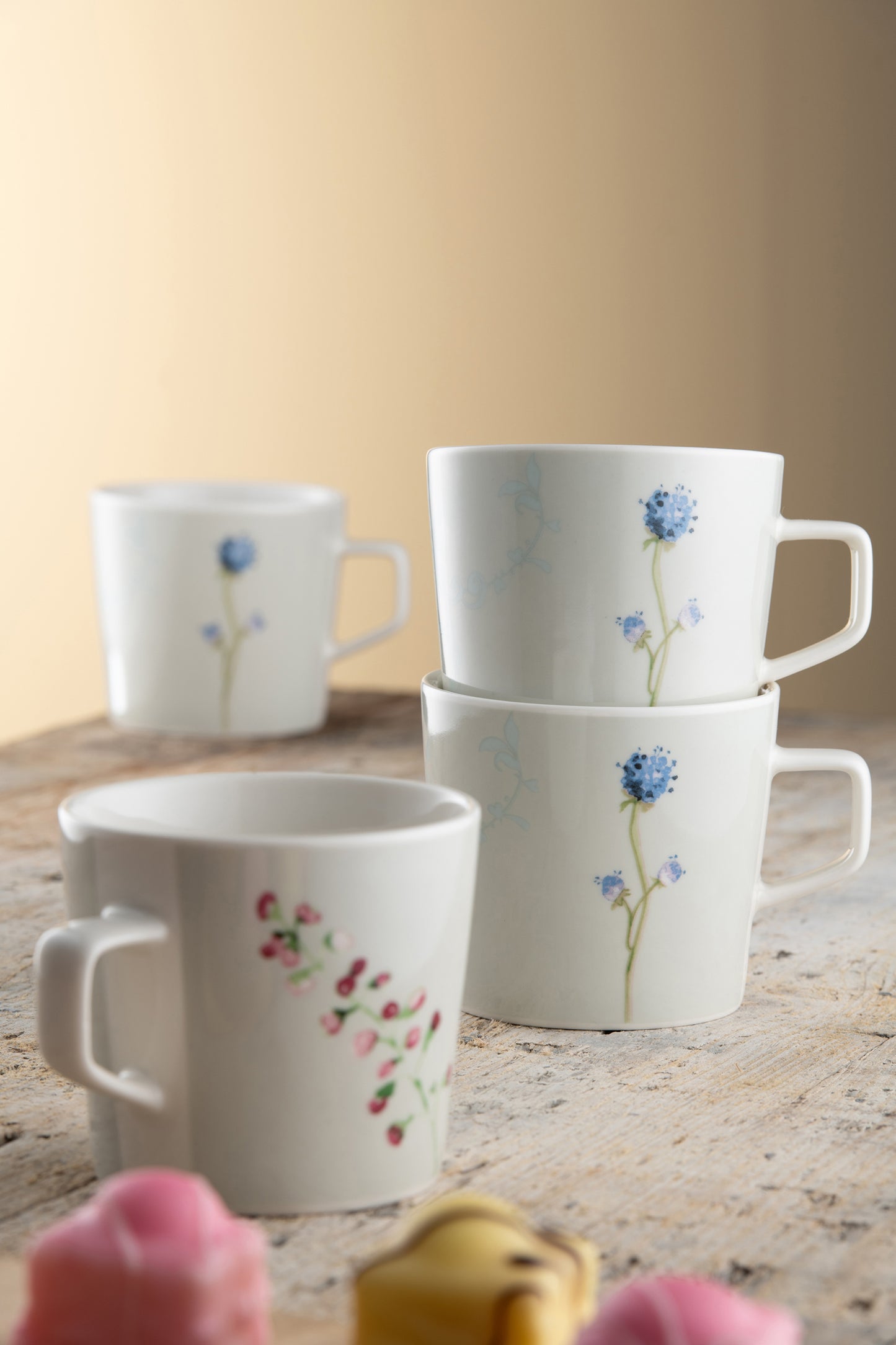 Aynsley Camille Pale Jade Mug Set of 4