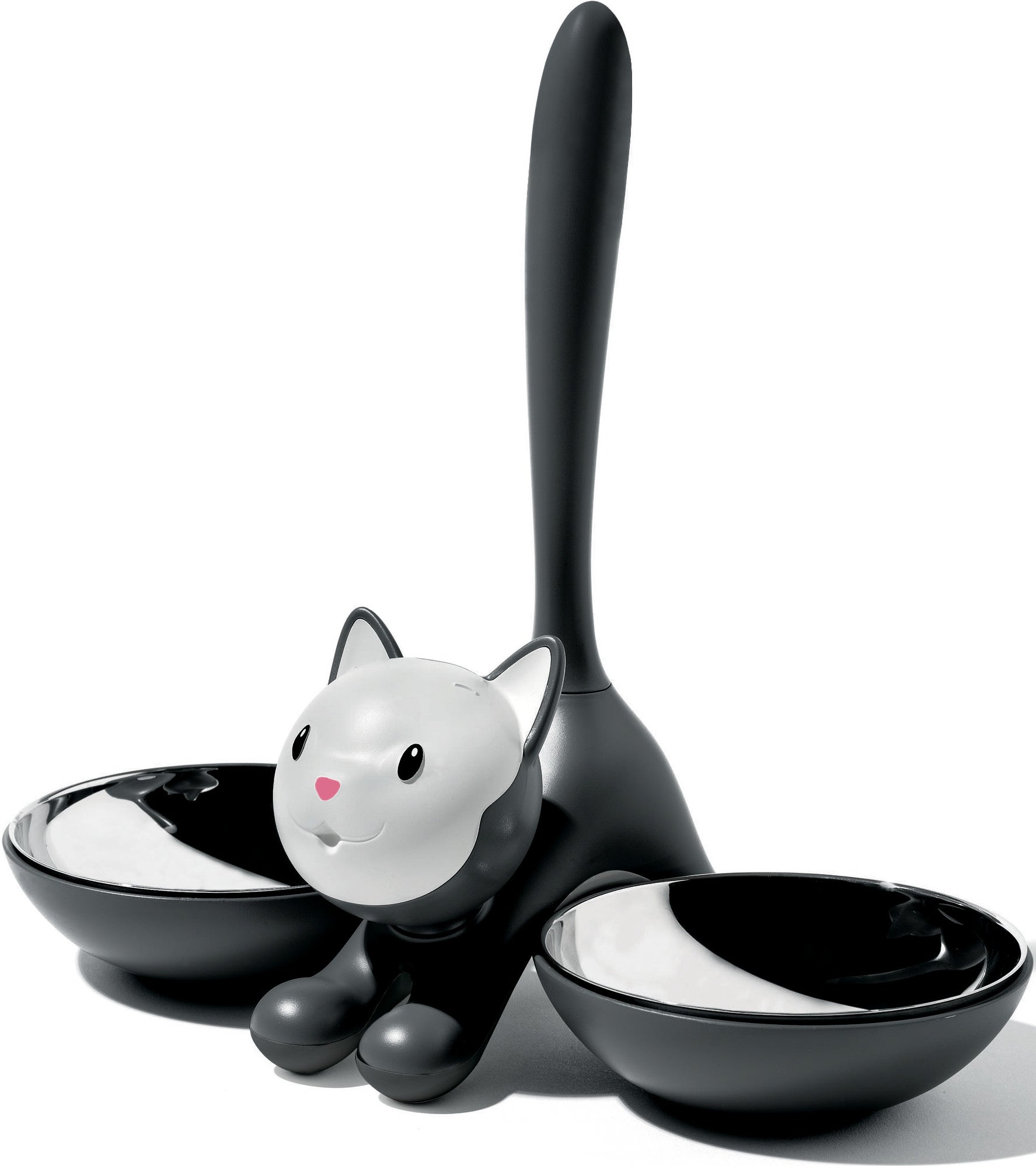 Alessi Cat Bowl Black-Goviers