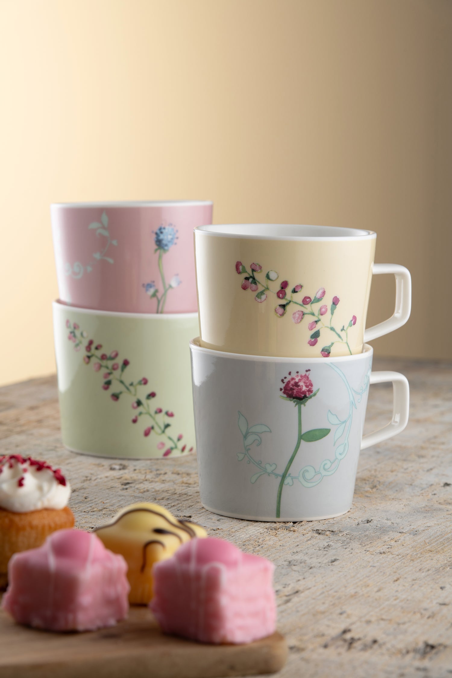 Aynsley Camille Pastel Mug Set of 4-Goviers