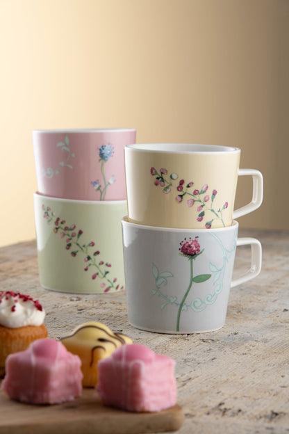 Aynsley Camille Pastel Mug Set of 4-Goviers