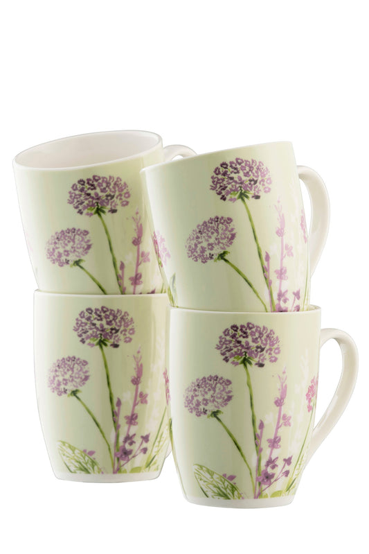 Aynsley Floral Spree Mugs Set of 4-Goviers