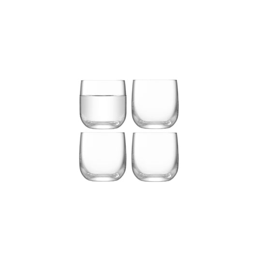 LSA Glass Borough Shot Glass 75ml Set of 4