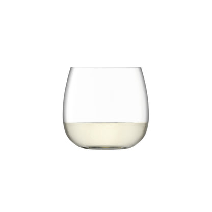 LSA Glass Borough Stemless Glass 370ml Set of 4