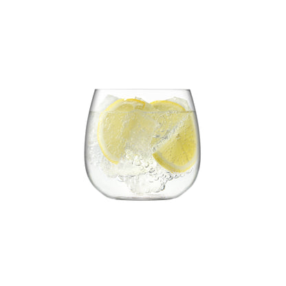 LSA Glass Borough Stemless Glass 370ml Set of 4