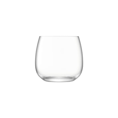 LSA Glass Borough Stemless Glass 370ml Set of 4