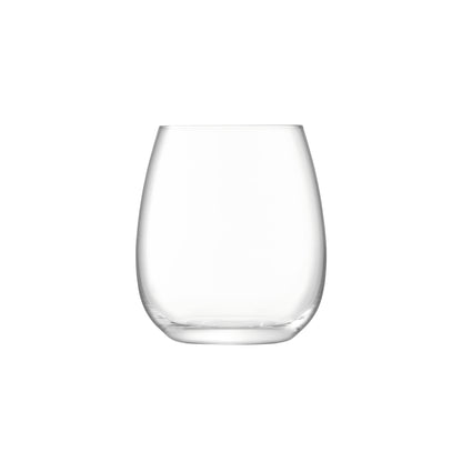 LSA Glass Borough Stemless Glass 455ml Set of 4