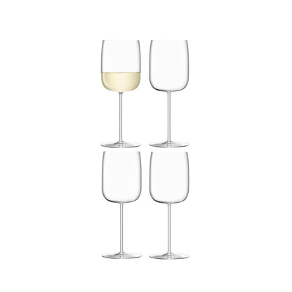 LSA Glass Borough Wine Glass 380ml Set of 4