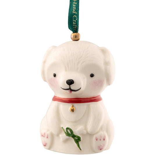 Belleek Doggy Ornament-Christmas-Goviers