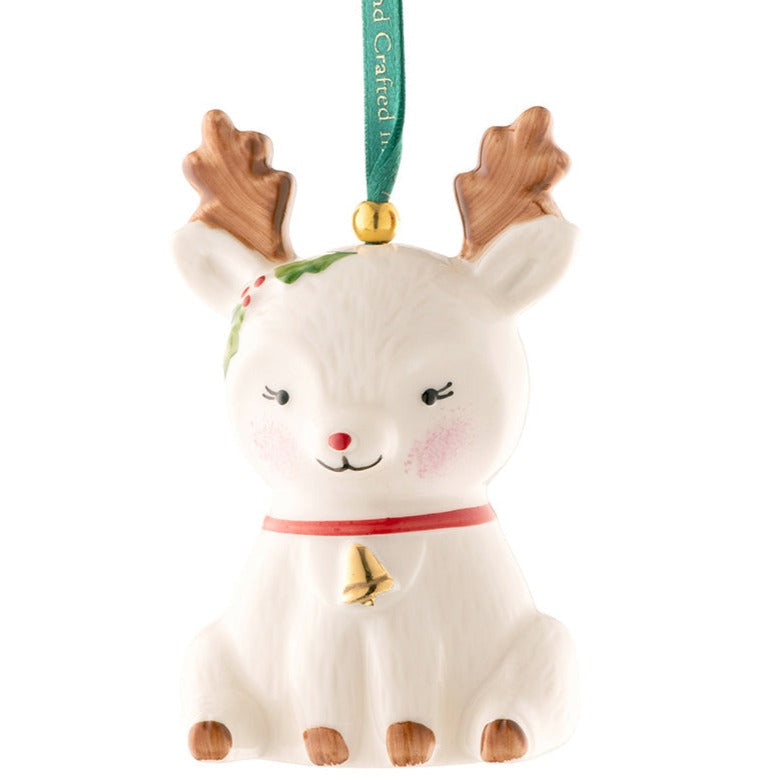 Belleek Reindeer Ornament-Christmas-Goviers