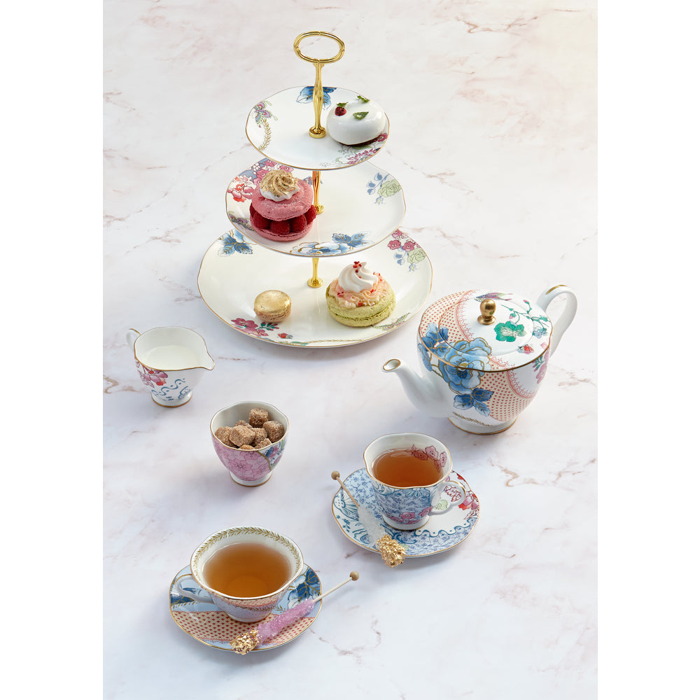 Wedgwood Butterfly Bloom 3 Piece Tea Set