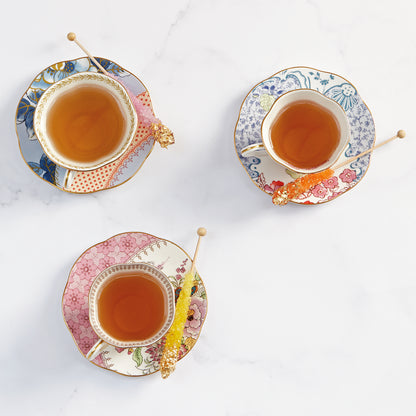 Wedgwood Butterfly Bloom Blue Teacup and Saucer