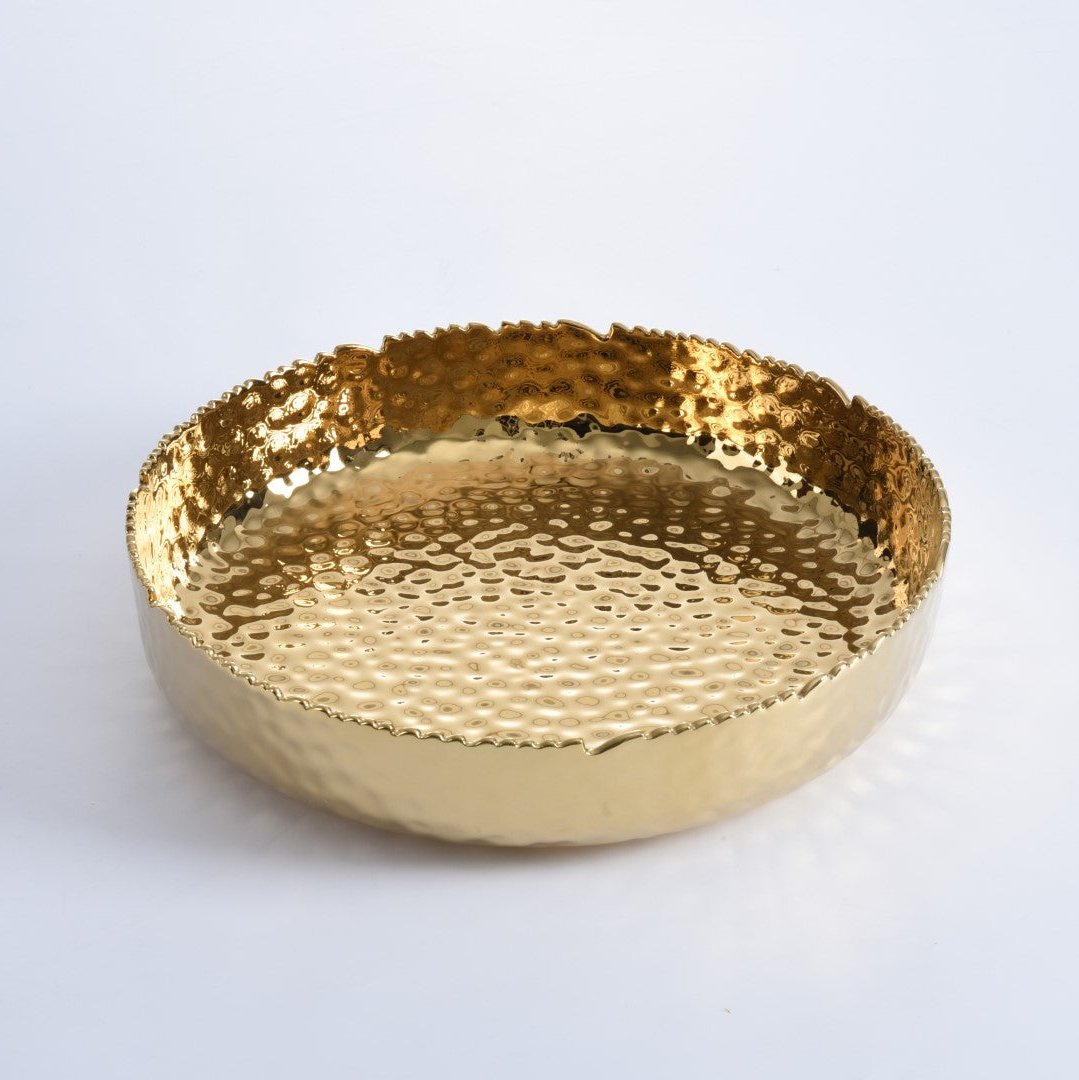 Pampa Bay Golden Millenium Extra Large Shallow Bowl