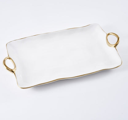 Pampa Bay Golden Handles Large Platter