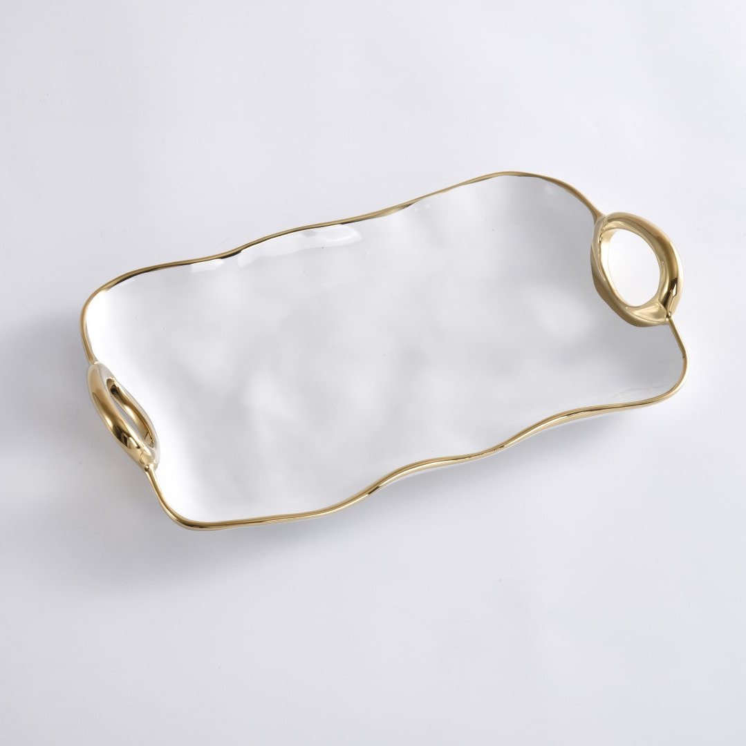 Pampa Bay Golden Handles Small Platter