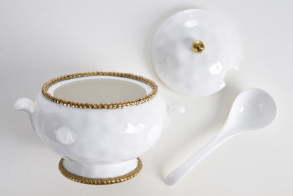 Pampa Bay Golden Salerno Soup Tureen & Ladle