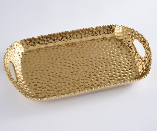 Pampa Bay Golden Millenium Rectangular tray With Handles