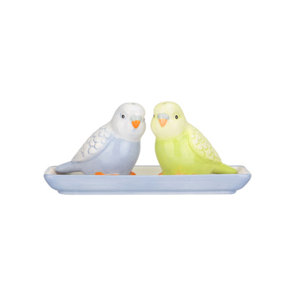 Cath Kidston Ceramic Budgie Salt & Pepper Shaker Set