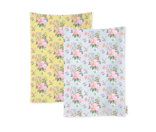 Cath Kidston Floral Fields Tea Towels Set of 2