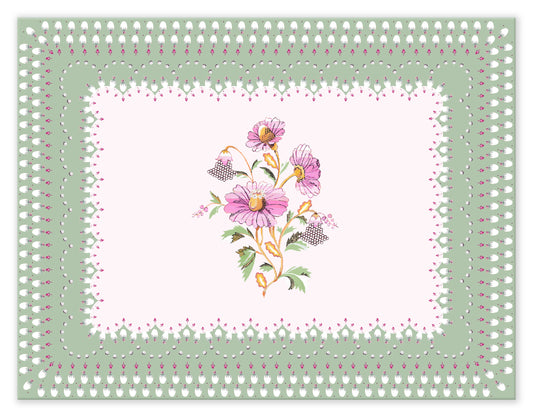 Cath Kidston Friendship Gardens Sage Placemats Set of 2