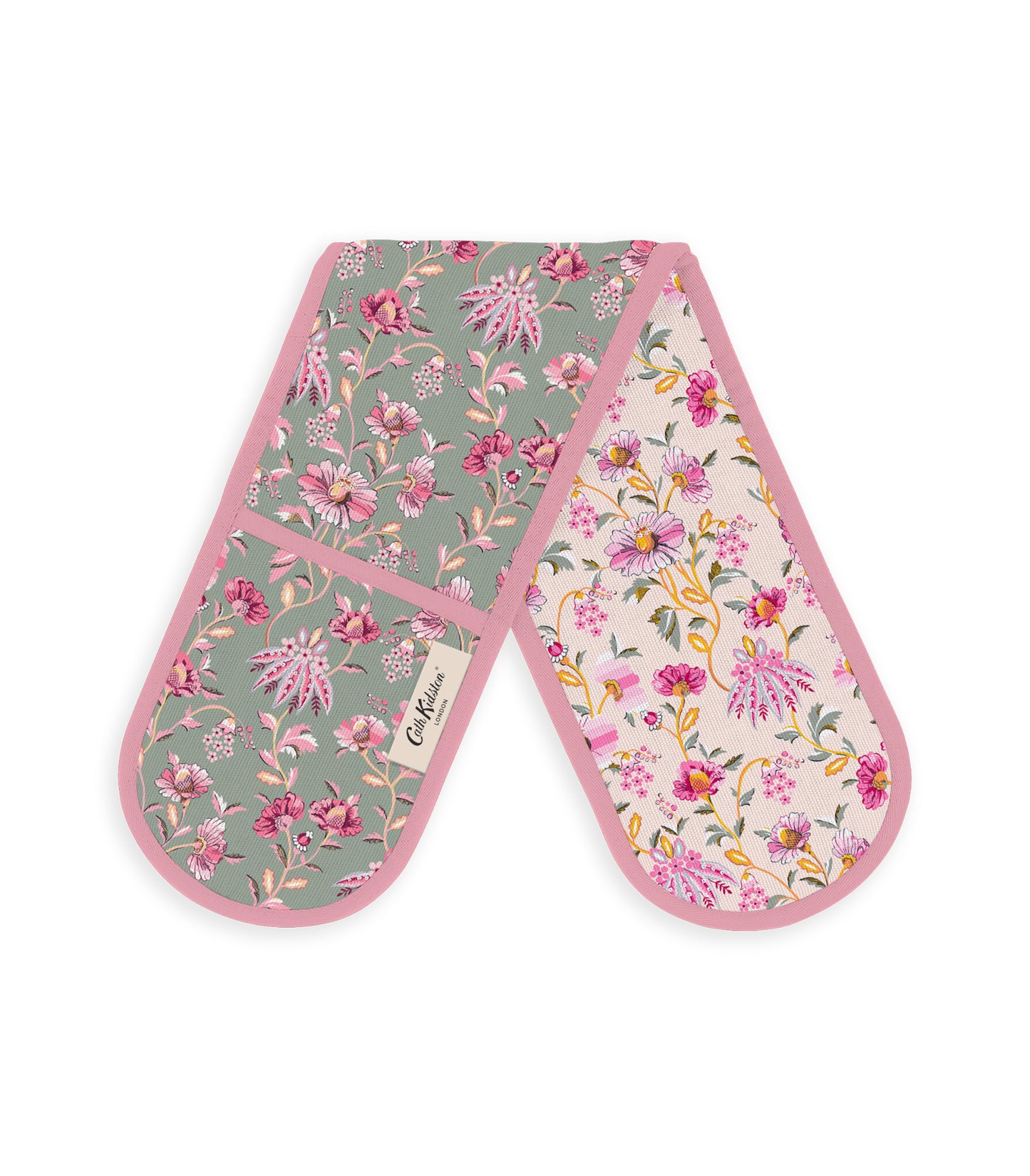 Cath Kidston Friendship Gardens Sage Double Oven Glove