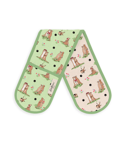 Cath Kidston Meerkats Double Oven Glove