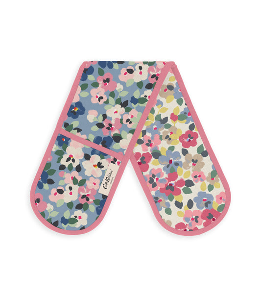 Cath Kidston Painted Pansies Double Oven Glove