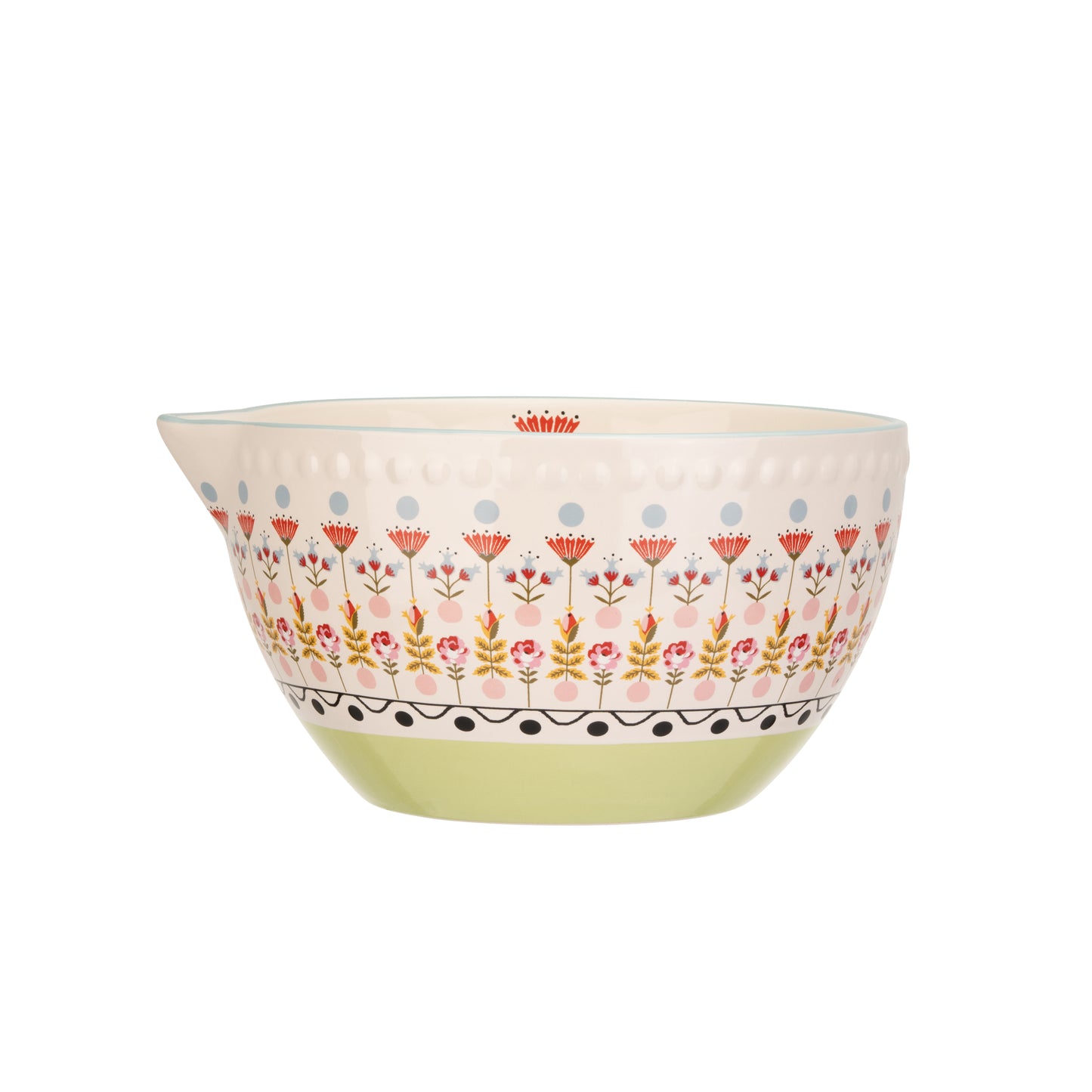 Cath Kidston Painted Table Ceramic Mixing Bowl 23cm